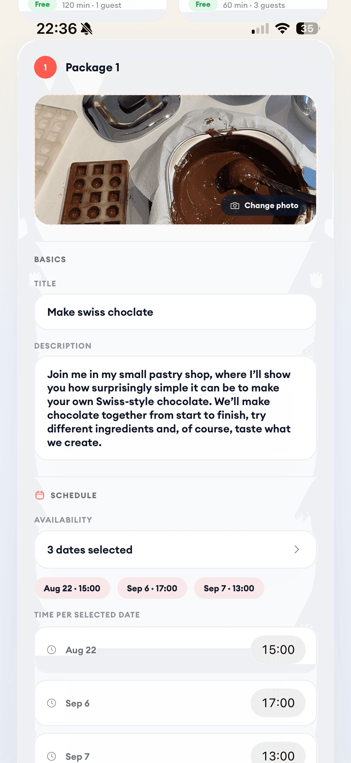 Travyl app: creating an experience as a Local